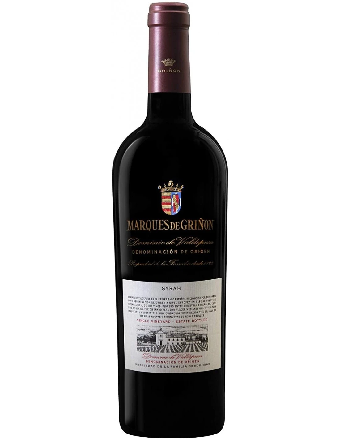 Marqués De Griñón Syrah 2019 1 Marqués De Griñón Syrah 2019